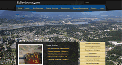 Desktop Screenshot of ecdevjournal.com